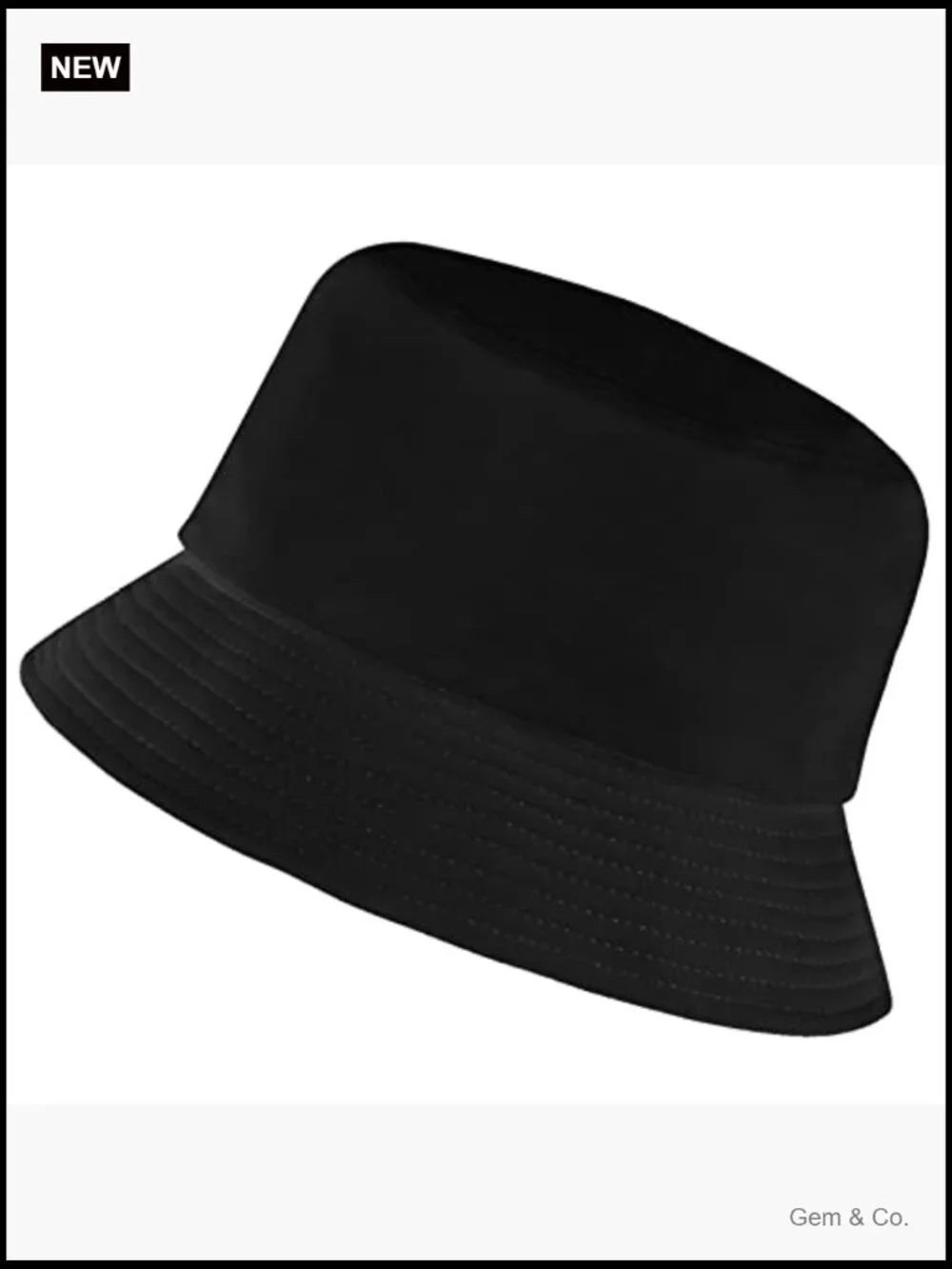 Unisex Bucket Hat UPF 50+ Sun Protection Cotton Foldable Packable Summer Beach